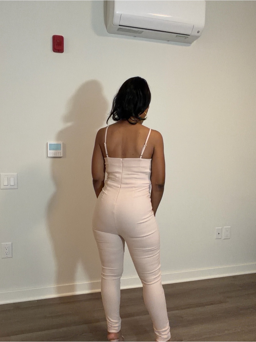 Sleeveless Blush Jumpsuit - Women's Slim Fit - Picture 3 of 3